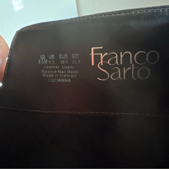 NWT Franco Sarto Block Heel Leather Boot - Picture 11 of 11